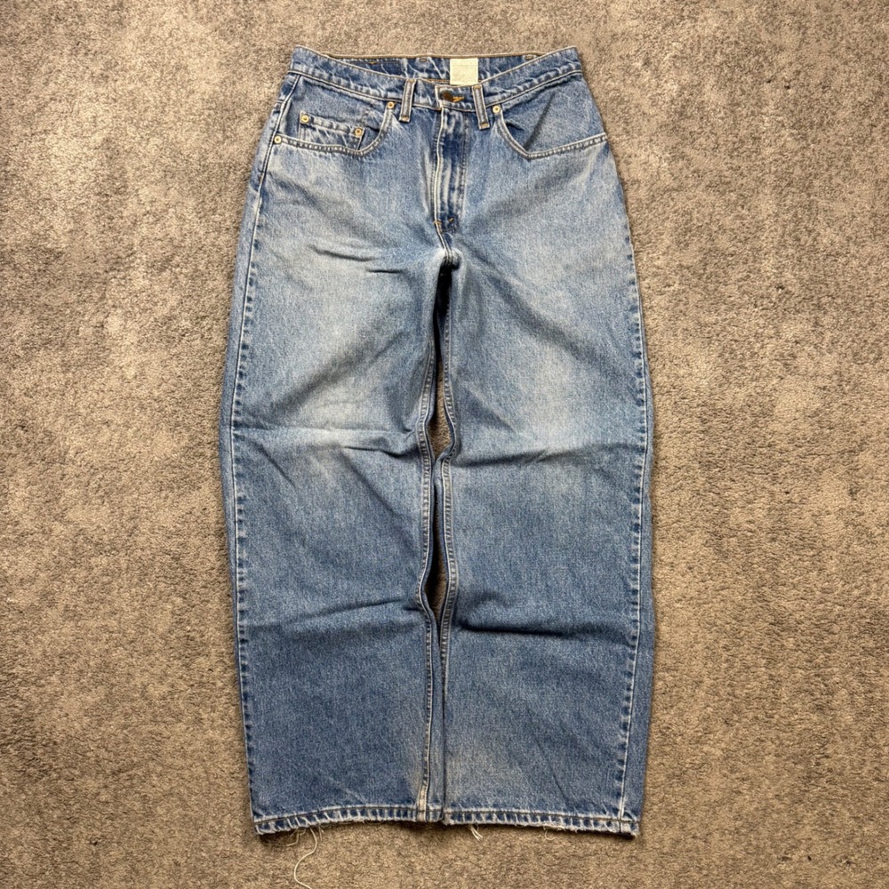 Levis 575 Wide Leg Jeans Light Wash Size 32 Vintage 90s Made in Canada